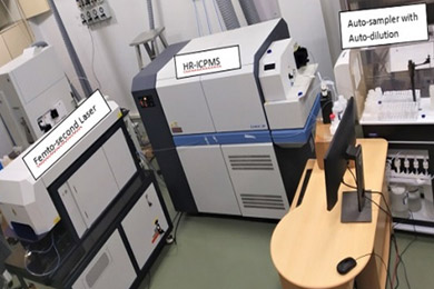 Femto Second Laser Ablation High Resolution- Inductively Coupled Plasma Mass Spectrometer (FsLA-HR-ICPMS) Femto Second Laser Ablation High Resolution- Inductively Coupled Plasma Mass Spectrometer (FsLA-HR-ICPMS)