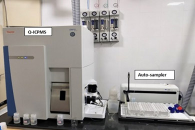 Quadrupole- Inductively Coupled Plasma Mass Spectrometer (Q-ICPMS) Quadrupole- Inductively Coupled Plasma Mass Spectrometer (Q-ICPMS)