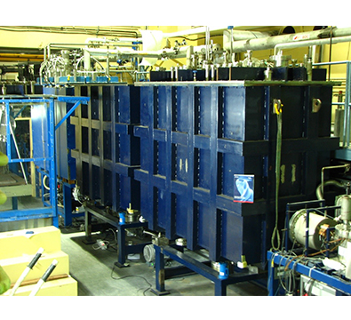 Schematic Layout and three installed cryomodule Schematic Layout and three installed cryomodule