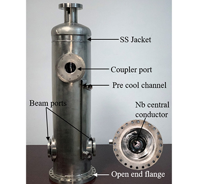 Schematic of the QWR and its picture Schematic of the QWR and its picture