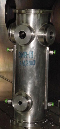 The first niobium QWR built in IUAC The first niobium QWR built in IUAC