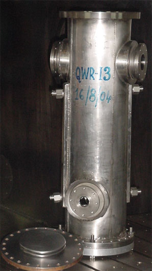 First completely indigenously built QWR at IUAC First completely indigenously built QWR at IUAC